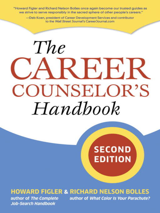 Title details for The Career Counselor's Handbook by Howard Figler - Available